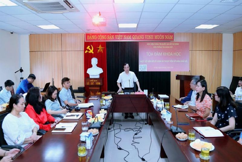 Toạ đàm “Một số vấn đề lý luận và thực tiễn về dân chủ số”
