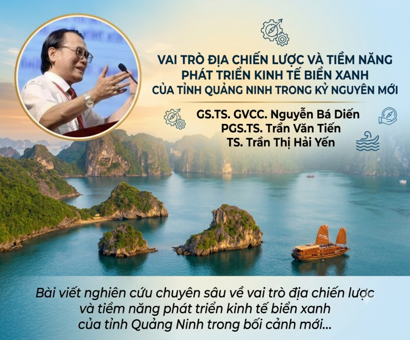 VAI TRÒ ĐỊA CHIẾN LƯỢC VÀ TIỀM NĂNG PHÁT TRIỂN KINH TẾ BIỂN XANH CỦA TỈNH QUẢNG NINH TRONG KỶ NGUYÊN MỚI