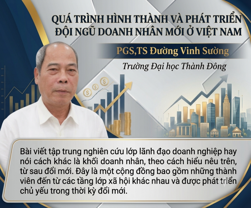 QUÁ TRÌNH HÌNH THÀNH VÀ PHÁT TRIỂN ĐỘI NGŨ DOANH NHÂN MỚI Ở VIỆT NAM