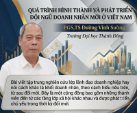 QUÁ TRÌNH HÌNH THÀNH VÀ PHÁT TRIỂN ĐỘI NGŨ DOANH NHÂN MỚI Ở VIỆT NAM